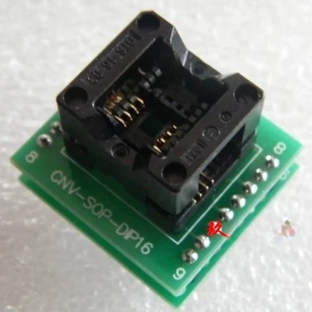 Double SOP8 to DIP8 SOIC8 narrow body to dip8 150mil converter seat CNV-SOP-DIP seat