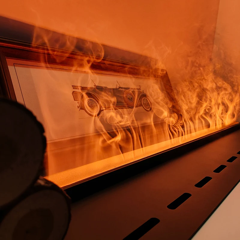 Decor Flame Water Vapour Fireplace 3d Atomization Steam Electric Fireplace 220v Humidifier Water Vapor Fireplace