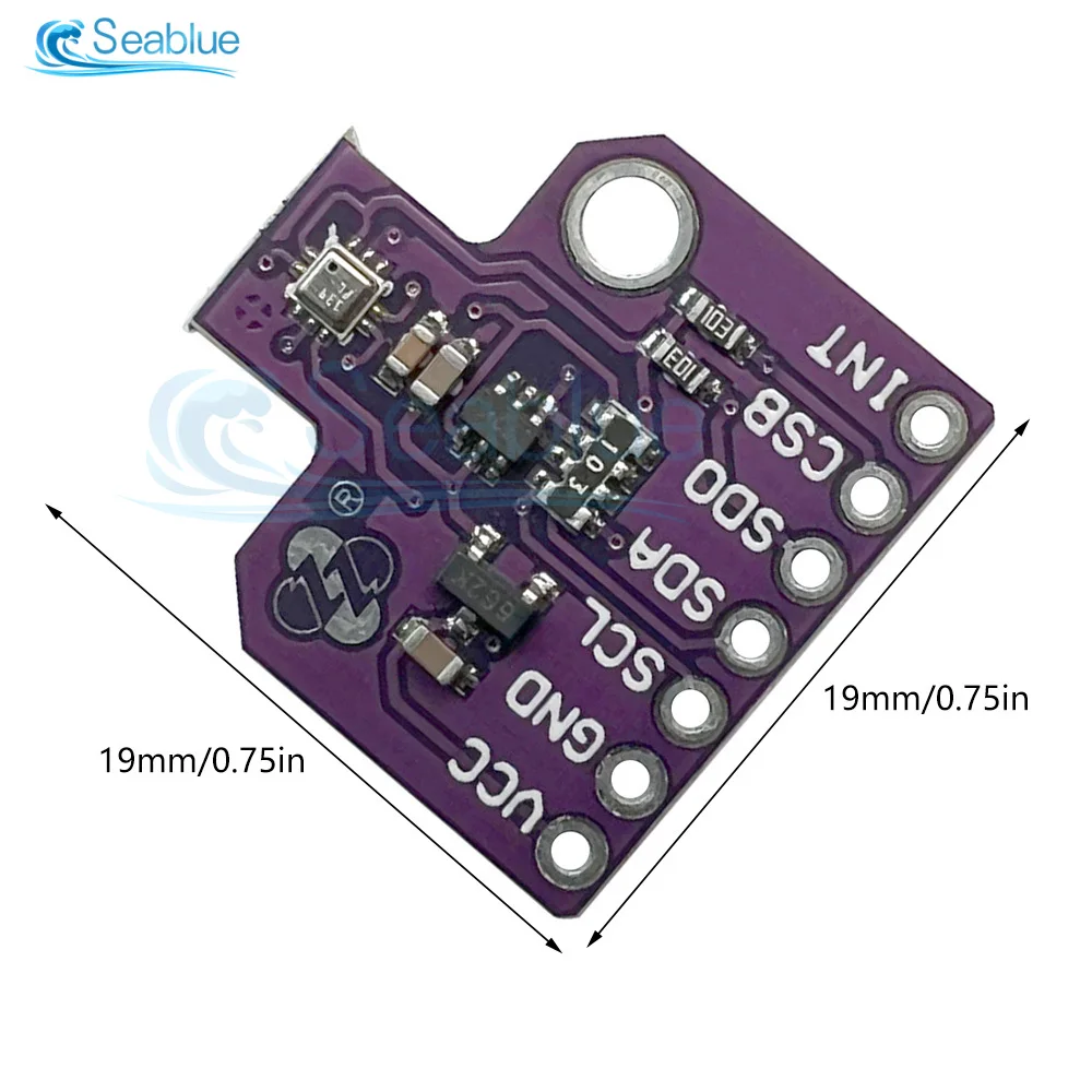 DC 3.3-5V BMP388L Digital Atmospheric Pressure Sensor 24 Bit High-precision Atmospheric Pressure I2C Communication