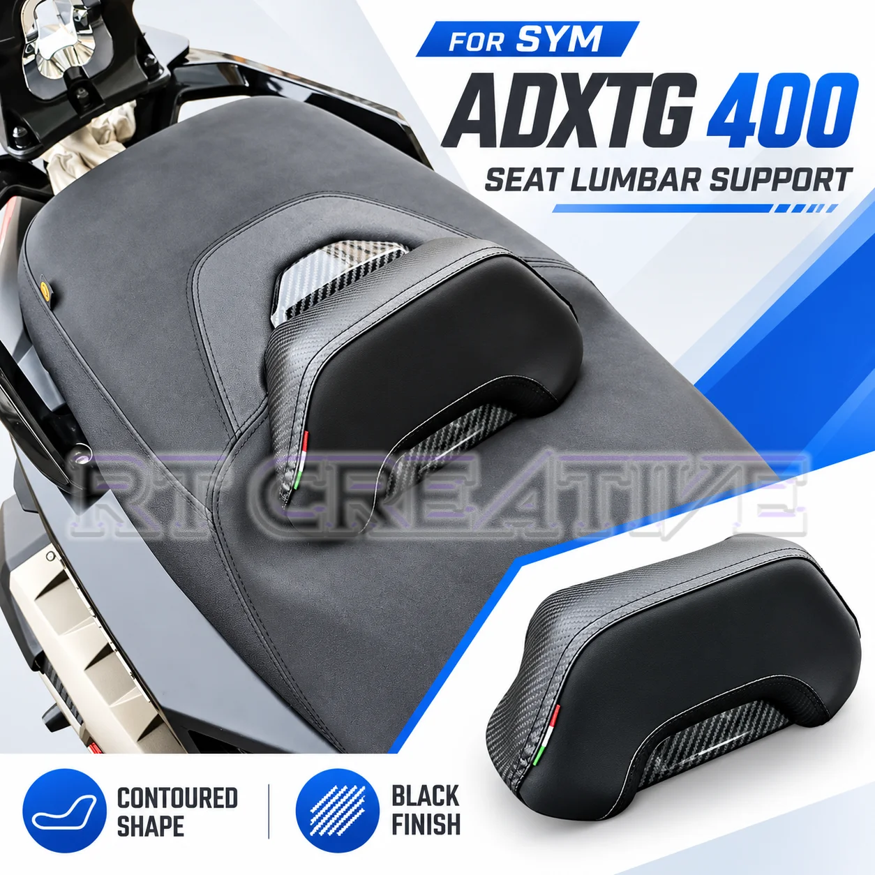 FOR SYM ADXTG400  Rider Seat Lumbar Support Waist Rest Cushion Modification