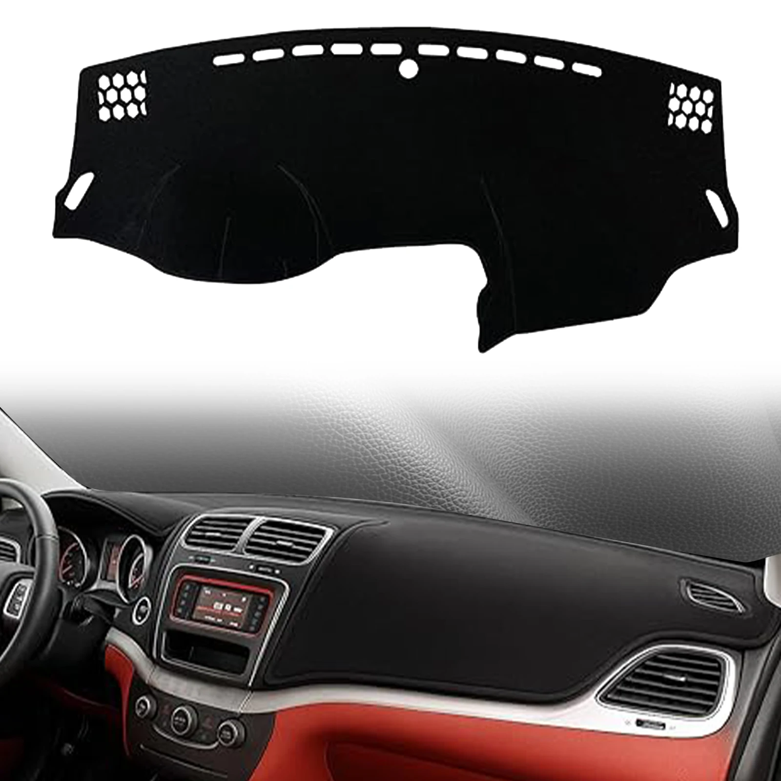 

для Dodge Journey 2009-2016 Fiat Freemont ​ ​ Защитный коврик-накладка на приборную панель автомобиля от солнца и грязи