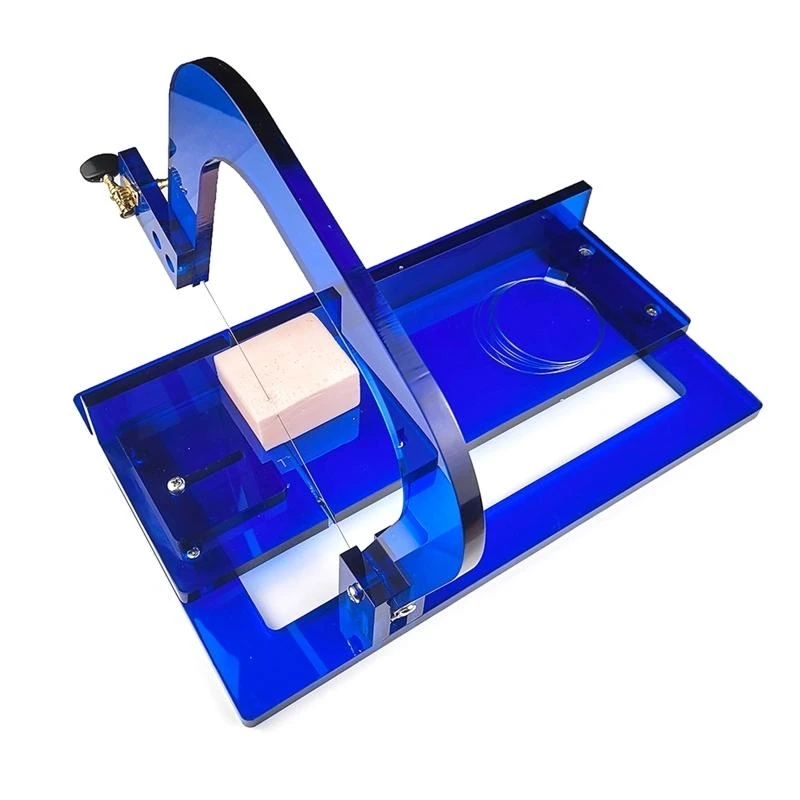 E06B Adjustable Loaf Soap Cutter Acrylic Box Tool Wire for Handmade Soap Cutting Slicer Multifunction Cutting Beveler Planer
