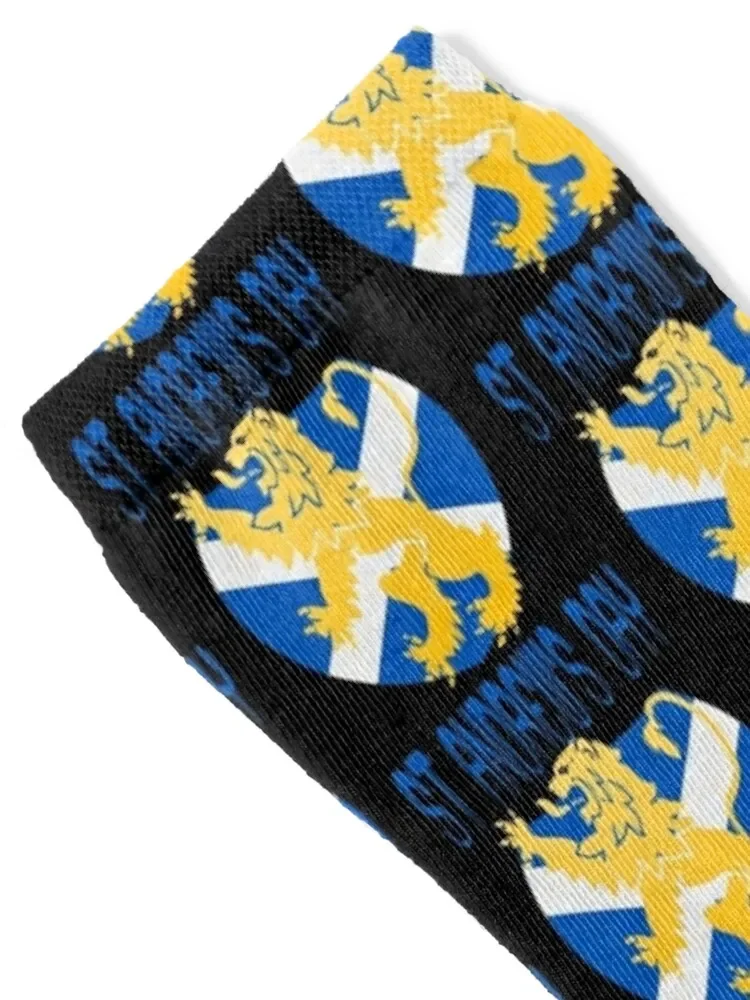 Happy St Andrew’s Day Socks Thermal man winter basketball hiphop Soccer Girl'S Socks Men's