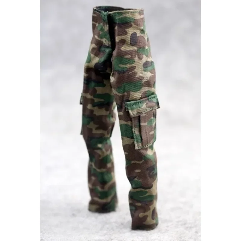 Maßstab 1/6 Soldat Armee Mantel Hosen Set Dschungel Tarnung Kampf Uniform Kleidung Modell für 12'' Zubehör Körper Fogures Puppe