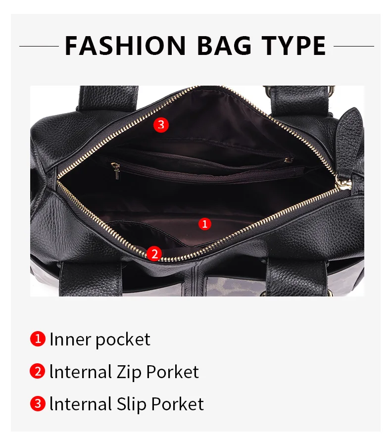 Aidrani Neue Damenhandtasche mit Hoher Kapazität und Modischem Leopardenmuster, Hergestellt aus Hochwertigem Rindsleder – Detail 5