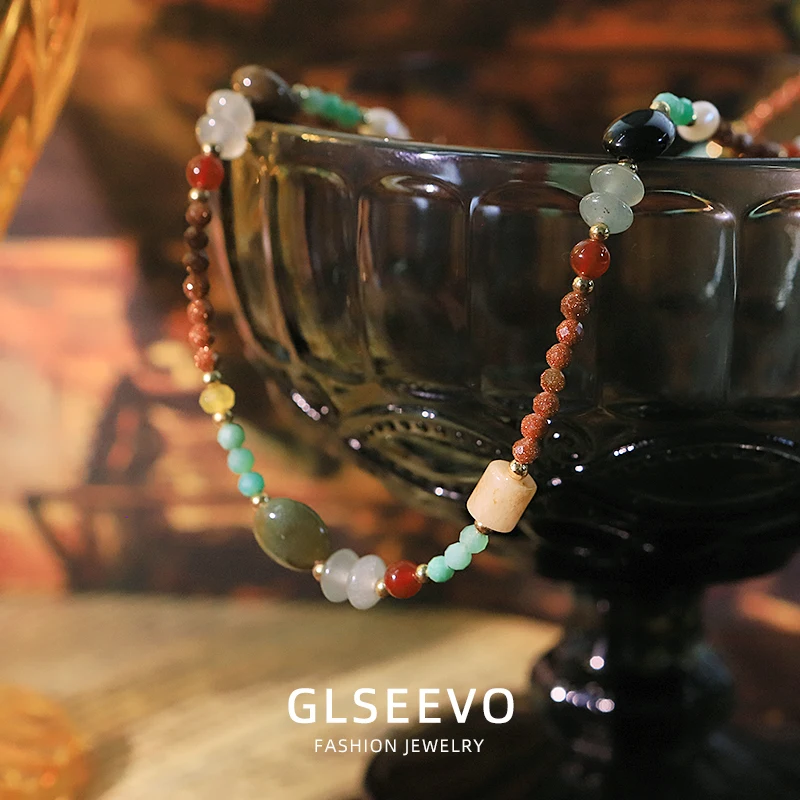 

Натуральный жемчуг, различные натуральные камни, медные бусины, ожерелье, хит продаж, модный дизайн, ожерелье, аксессуары, ювелирные изделия для женщин GN0785