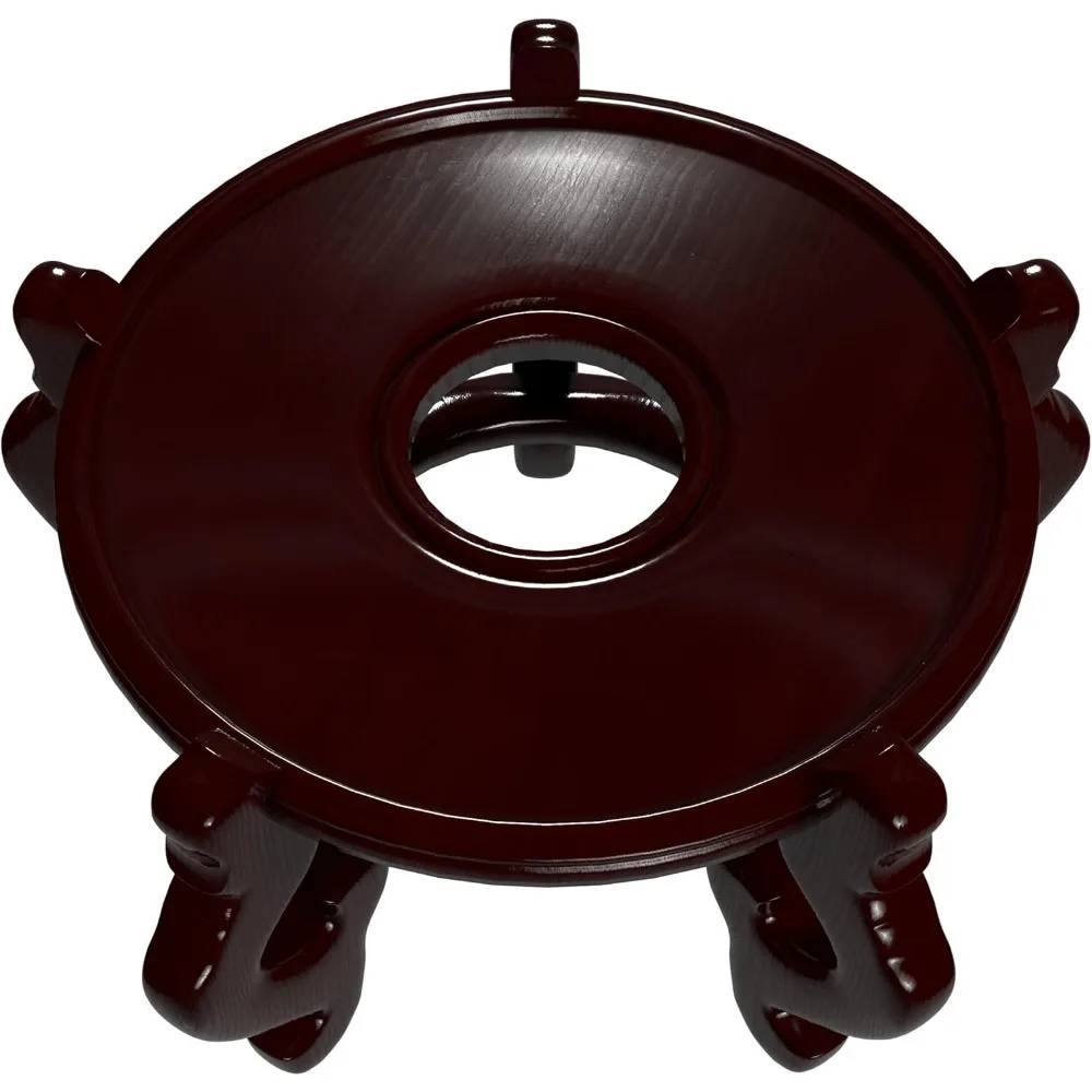 Rosewood Fishbowl Stand - Size 15.5 in. Base Diameter