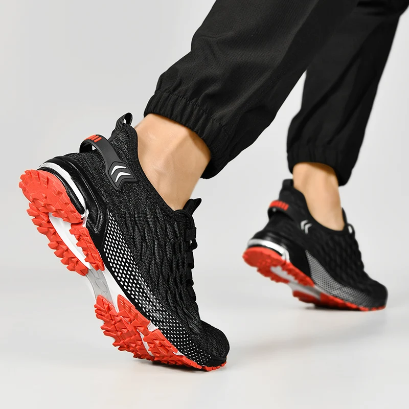 

Men's Shoes Breathable All-match Mesh Shoes Casual Sports Trendy Shoes Men's All-match Wear-resistant Running Shoes for Men