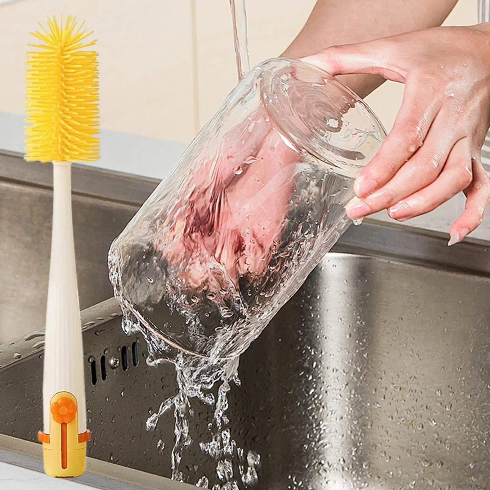 

Щетка для детских бутылочек, щетка для чистки бутылочек, портативные чашки, скруббер для мытья, инструменты для щелей, канавок, соломинок, сосков