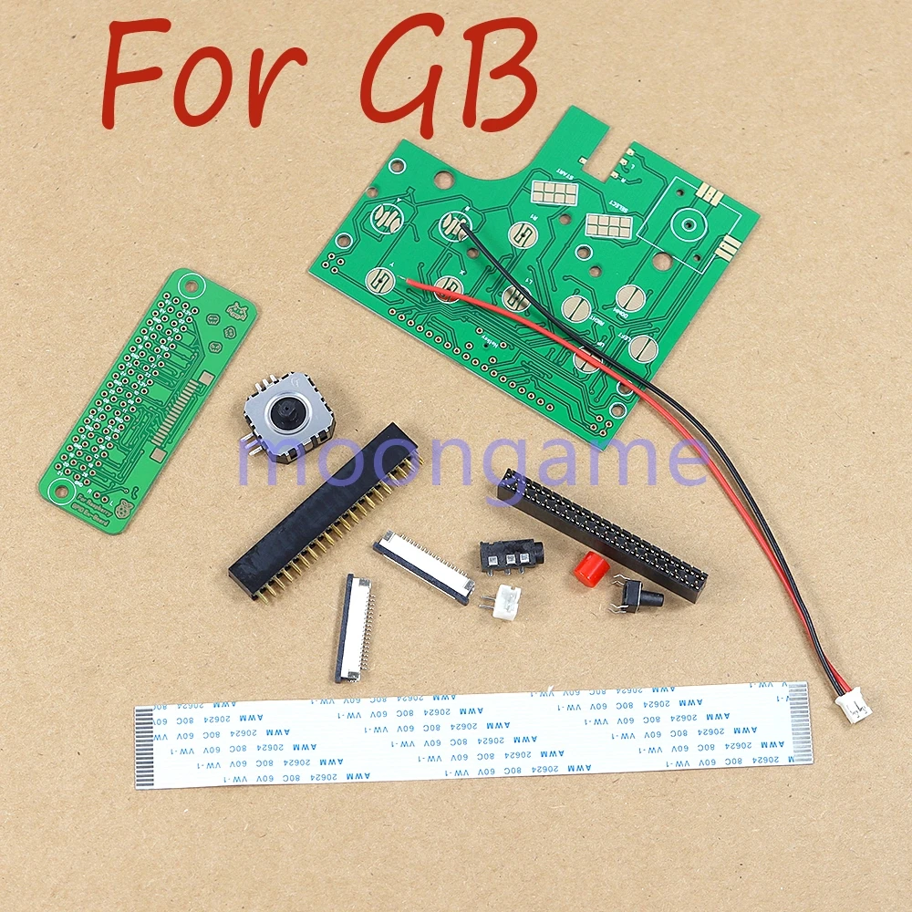 Placa PCB Switch Wire Connector Kit, DIY para Raspberry, GameBoy GB, GPIO, DMG-001, 6 Botões, 1 Conjunto