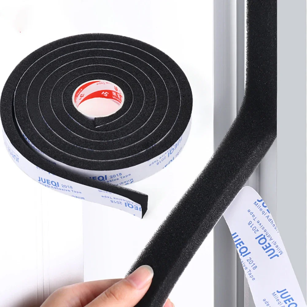 5M Luggage Wheel Mute Tapes Shock-resistant Sound-proofed Crash-proof Universal Wheel Rubber Sleeve Door Window Gaps Sealed Tool