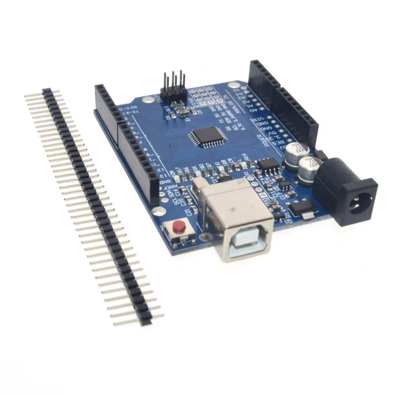 Improved Version for UNO R3 Board ATmega328P Development Board with Pin Header and Cable Compatible with Arduino IDE Projects