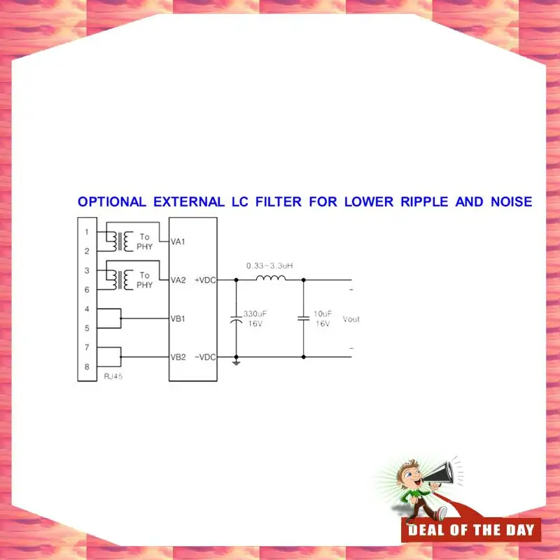 24-Hour Delivery DP1435 POE Module PCB POE Module 5V 2.4A IEEE802.3Af Without Capacitance Supports 100M 1000M POE Module