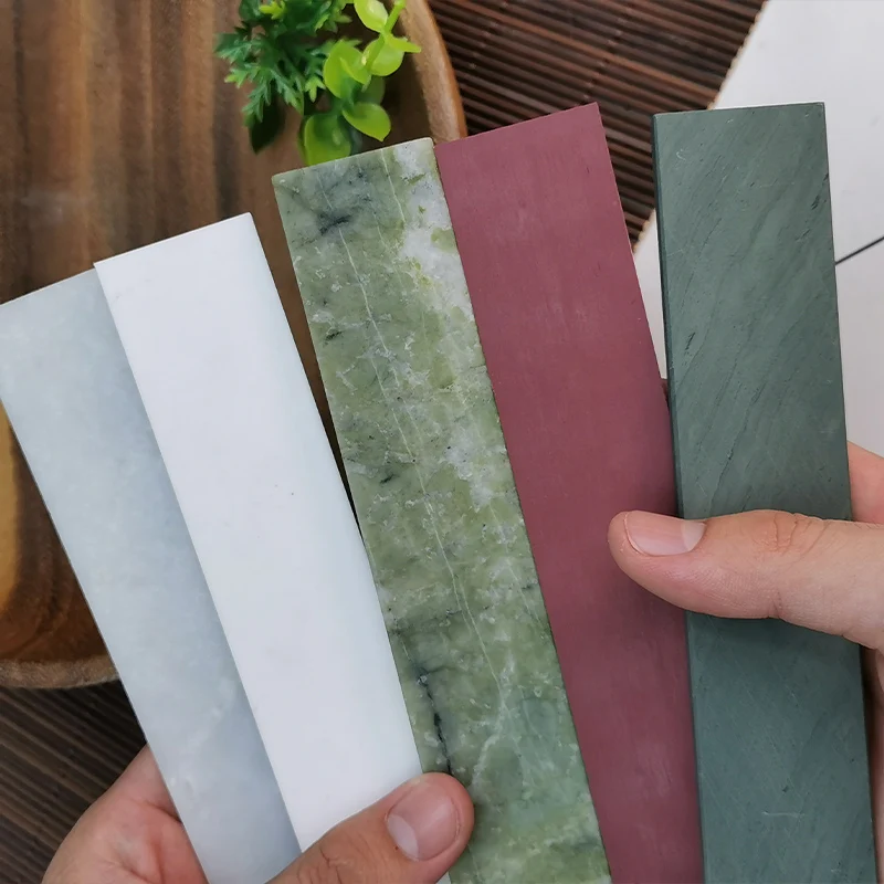 3000-10000 Natural Agate Knife Sharpening Stone Knives Fixed Angle Sharpening Stone Sharpening Stone with Base Kitchen Tools