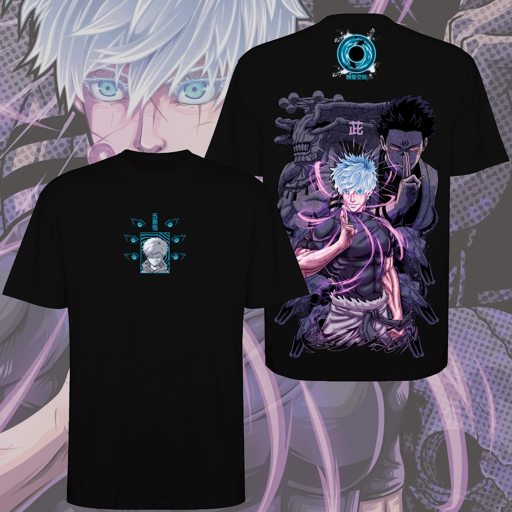 

Anime Jujutsu Kaisen T-shirt Men and Women New Summer Cotton Y2K Clothing Fashion Casual Oversized Short Sleeve Tops Streetwear