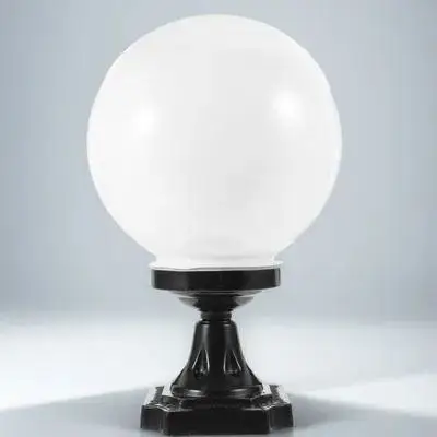 

Spherical Column Lamp Acrylic Globe Lampshade Post Lantern Cover Wall Replacement Outdoor Decorative Street Porch