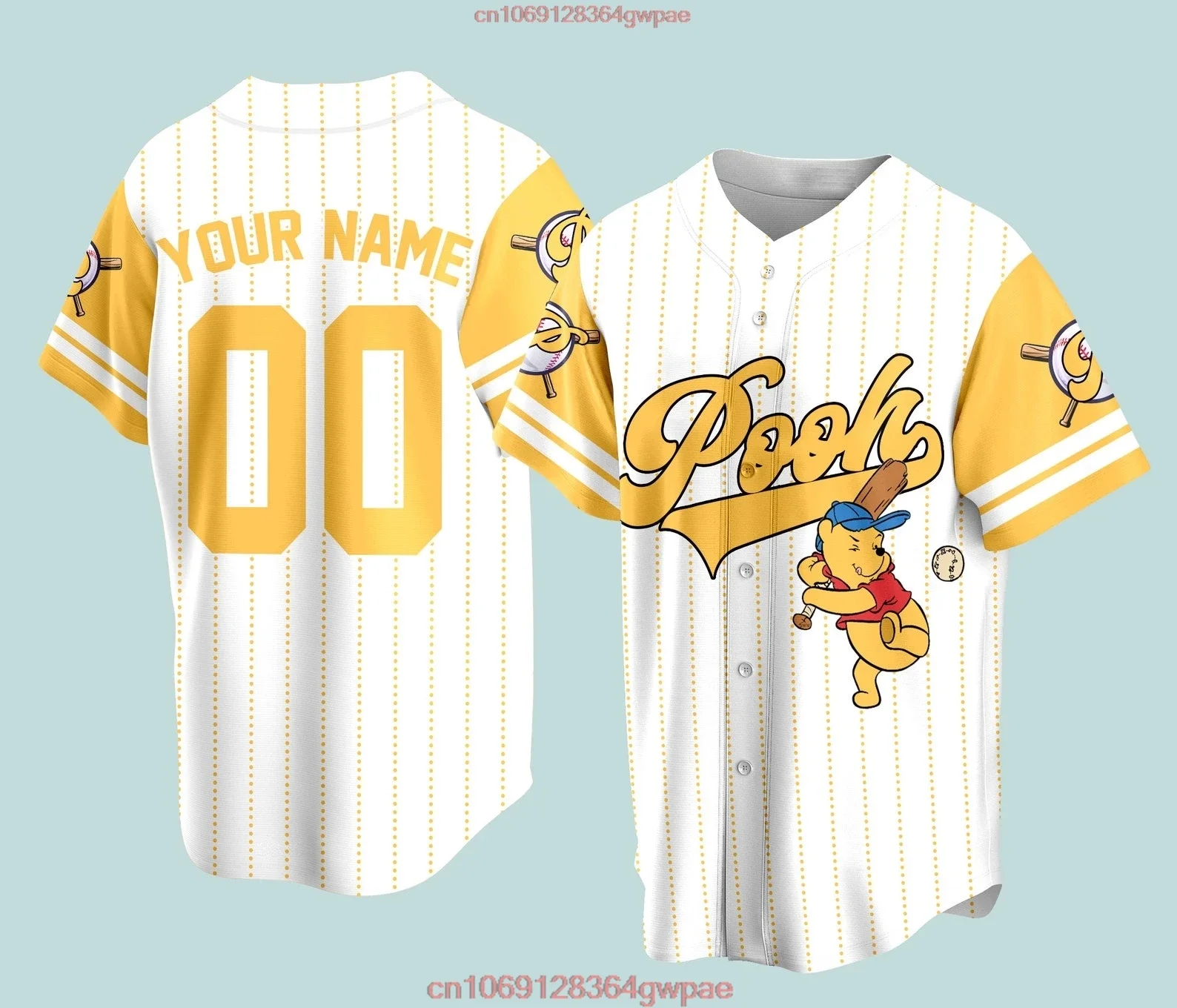 23custom Name Disney Game Day Baseball Jersey Mickey and Friends Baseball Season Outfit for Baseball Fans Disney Baseball Jersey