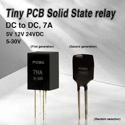 Small mini PCB SSR 7A Solid State Relay dc to dc 5V 12V 24V