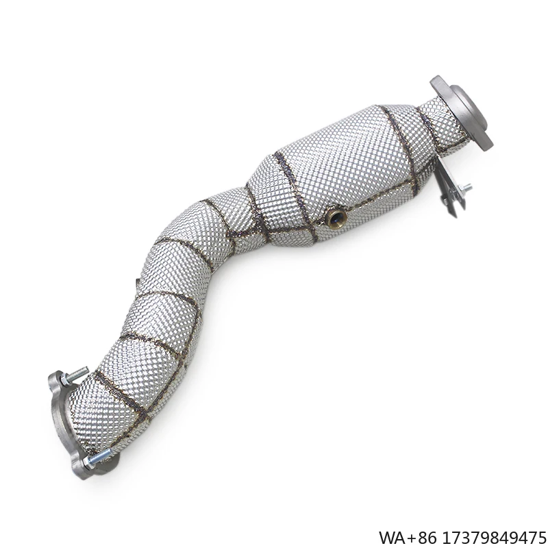 

YD Stainless Steel Exhaust Pipes for Benz E250 E300 2.0T W213 2015-2021 Racing Car Exhaust System High Flow Catted Downpipe