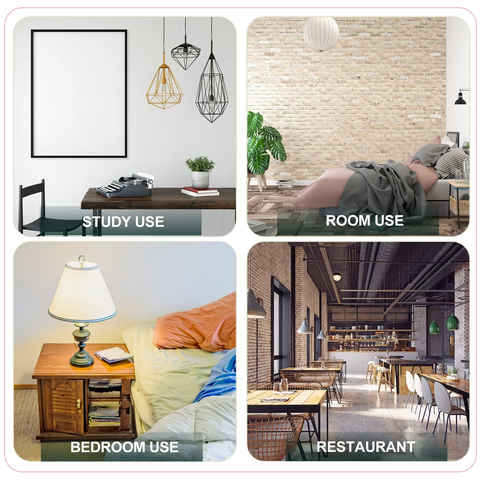 

Retro Decor Pendant Lamp Shade Light Shades for Ceiling Lights Fan Pink Stained Glass Table Lamps Replacement Fixtures
