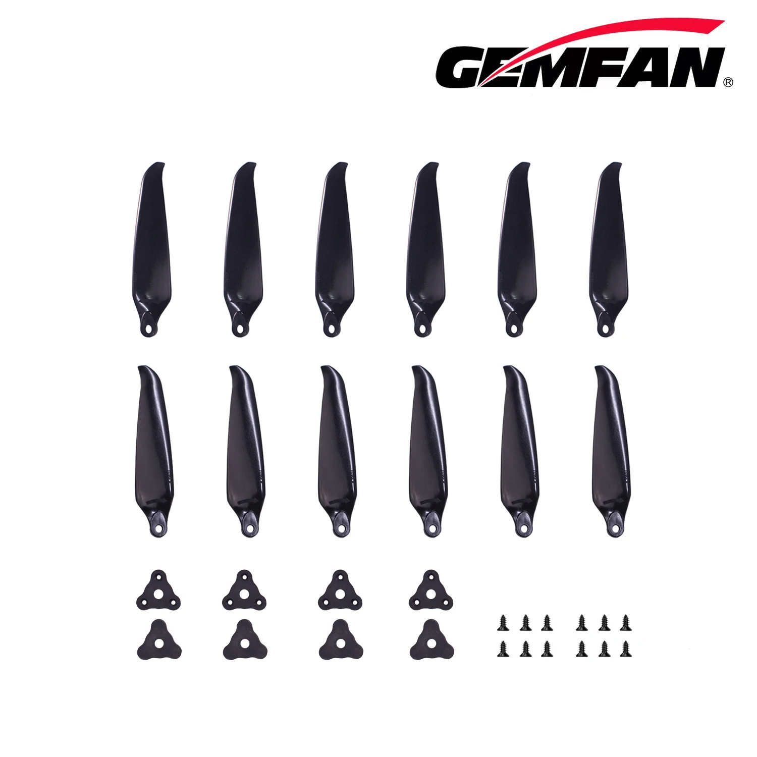 Neue gemfan 7036 propeller 2 blatt 3 blatt glasfaser nylon requisiten für rc drone teile flugzeug fpv zubehör 6 paare/los