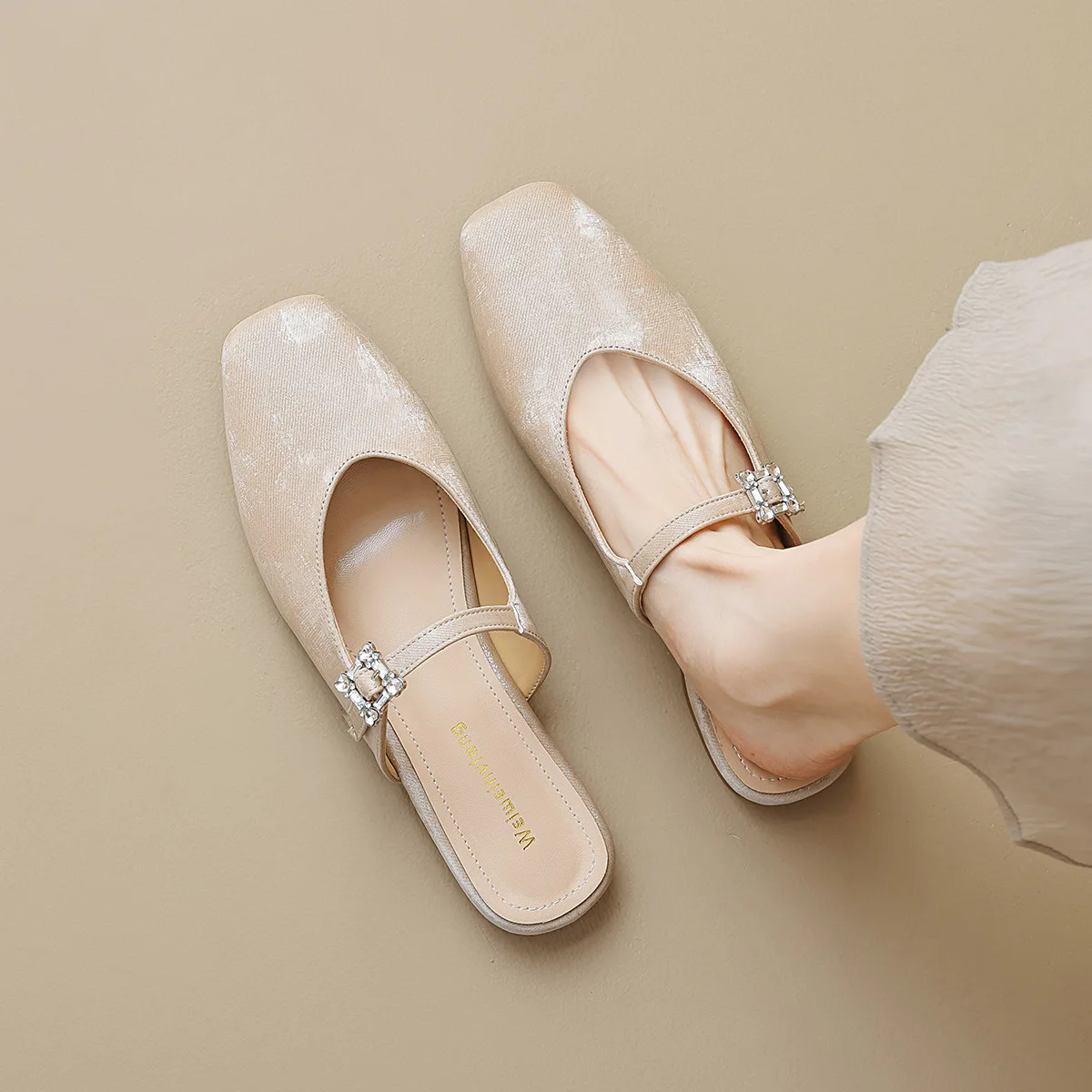 Zapatillas de exterior para mujer, mocasines de trabajo de estilo coreano, informales, Mary Jane, 2024