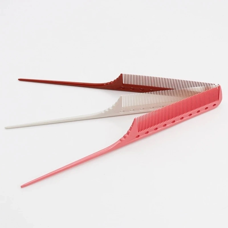 Pointed Comb Hair Salon Hairdresser Comb Hairstylist Steel Needle Pointed Tail Combs Barber Shop Professional Styling Hairbrush