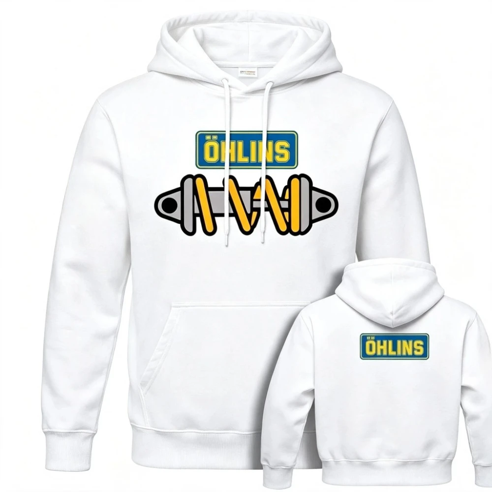 2026 Motorbike Racing Oversized hoodie Retro Machinery Spring Component Pattern Print Pullover Sweatshirt