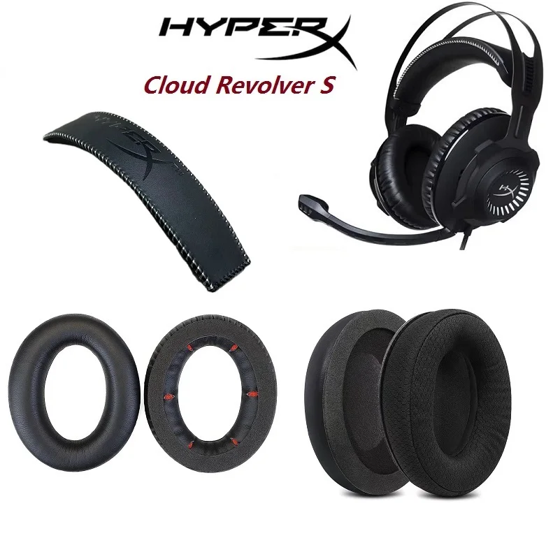 Ear Pads For HyperX Cloud Revolver S Gaming Headphones Replacement Earmuffs Ear pillow Ear covers headband cushion