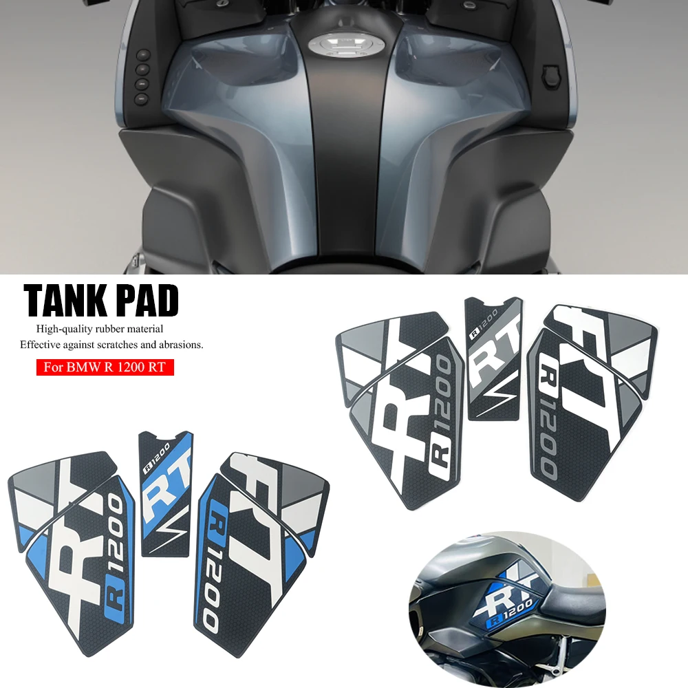 Motorfiets Antislip Kant Brandstoftank Stickers Waterdichte Pad Rubber Sticker Voor Bmw R 1200 Rt R1200rt Zijpaneel Prot