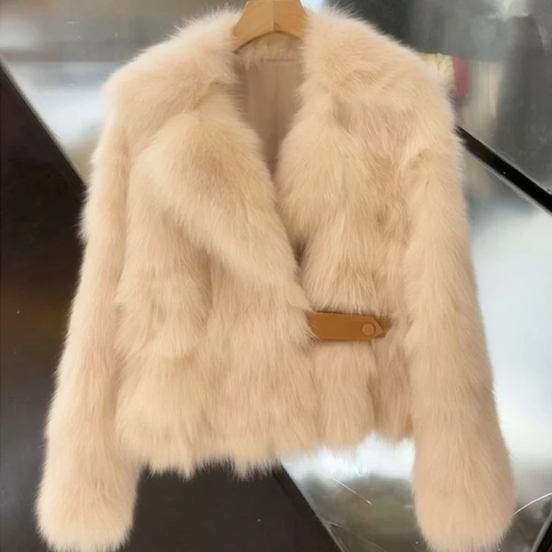 

Women's Winter Warm Imitation Mink Fur Jacket Fashionable And Casual Style