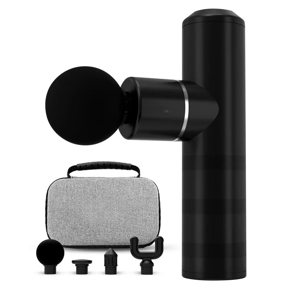 New Small Arm Professional Mini Fascia Muscle Massage Gun Heat Deep Tissue Electric Body Head and Neck Massager Gun