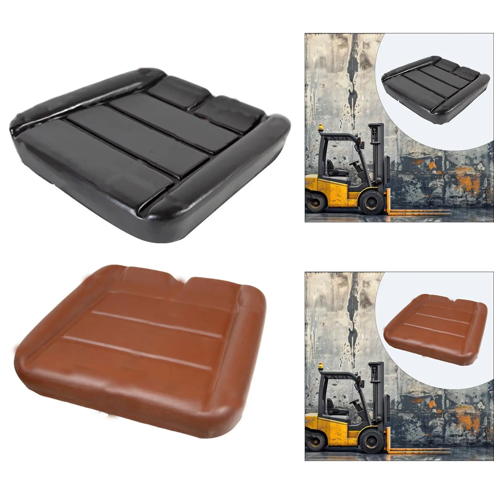 Generic Forklift Seat Cushion Skid Loader Seat Sprzęt rolniczy Trójkołowy Łatwa instalacja Loaders Siedzisko pojazdu rolniczego