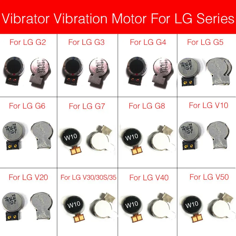 Motor Vibrator For LG G2 G3 G4 G5 G6 G7 G8 V10 V20 V30 V30S V35 V40 V50 K10 2017 M250 Stylo Stylus X Power 2 Vibrator Module