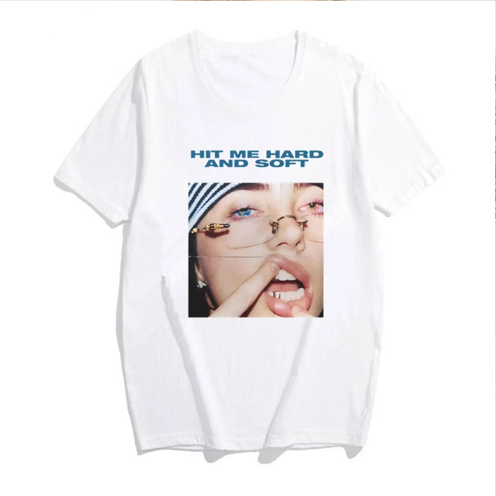 2024 new album Hit Me Hard And Soft Gildan new album l AMOUR DE MAvie B.Eiilish song T-shirt Unisex Y2K printed top B -Billi Tee