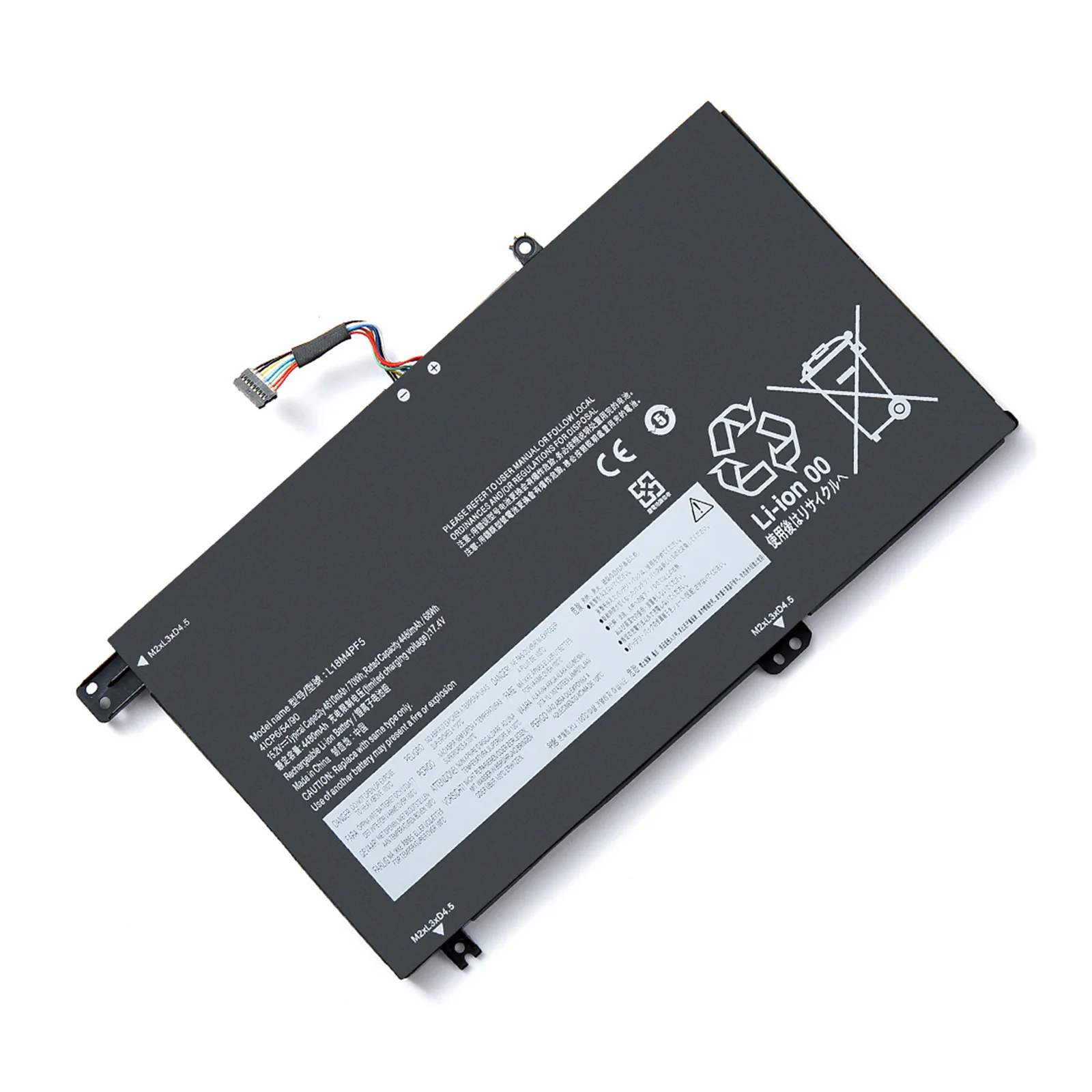 Imagem -06 - Bateria do Portátil Bvbh L18m4pf5 15.2v 70wh 4610mah L18l4pf0 L18l4pf4 para Lenovoair152023 S54015iml Iwl S540-15iwl