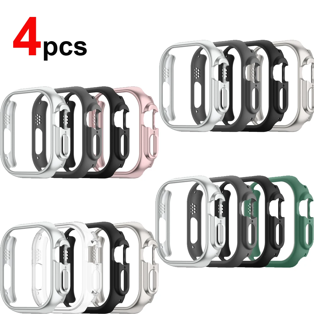 

4 шт., Жесткий Чехол-бампер для Apple Watch Ultra 49 мм