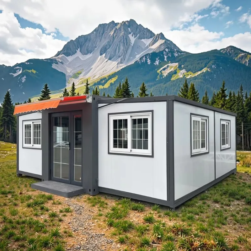 โรงงานราคา 20Ft 40Ft ขยายคอนเทนเนอร์ House 2 3 ห้องนอน Tiny บ้านโกดัง Barn โมเดิร์นคุณภาพทนทาน Mobile Home