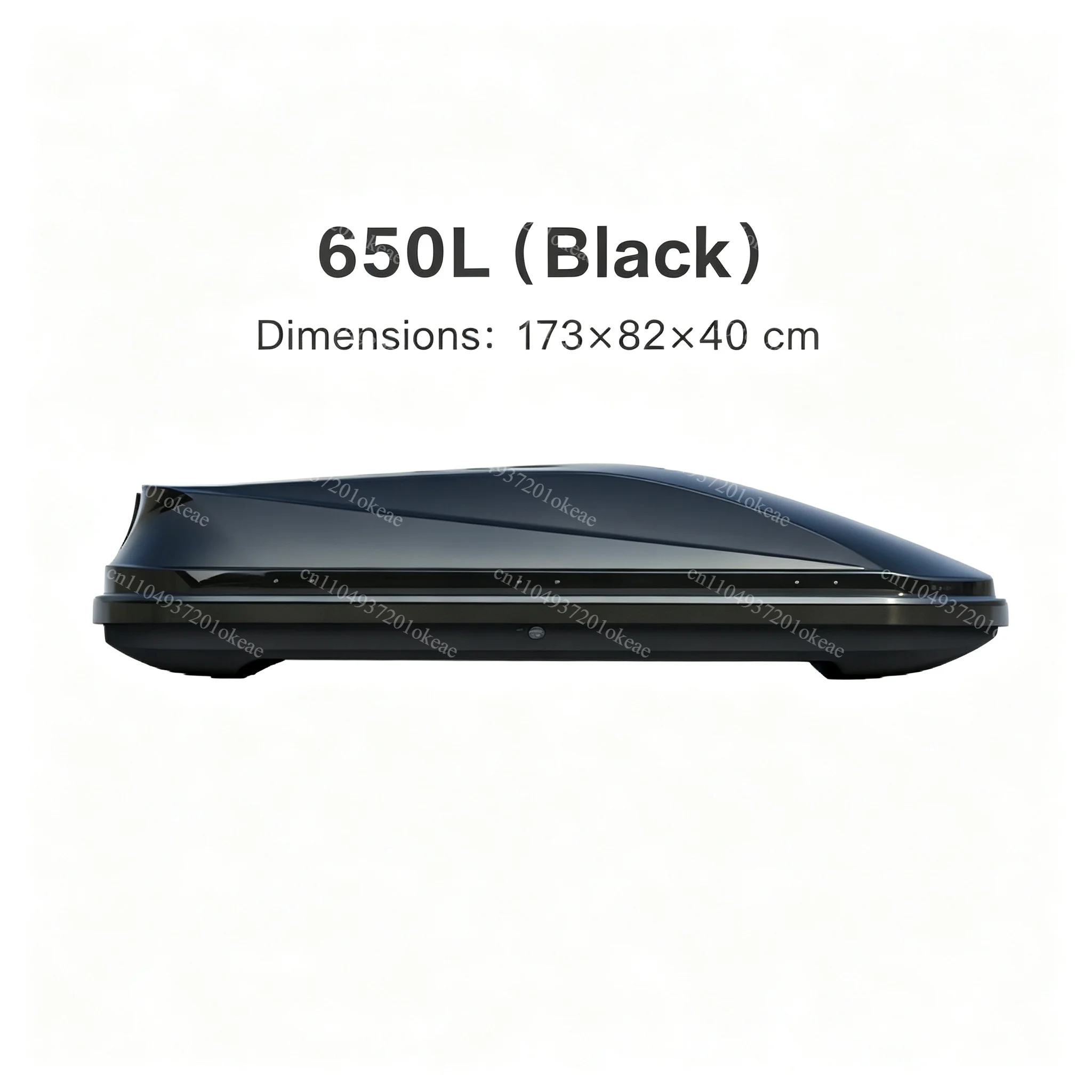 Universal Ultra-thin Car Roof Storage Box, 650L Large Capacity Roof Cargo Box