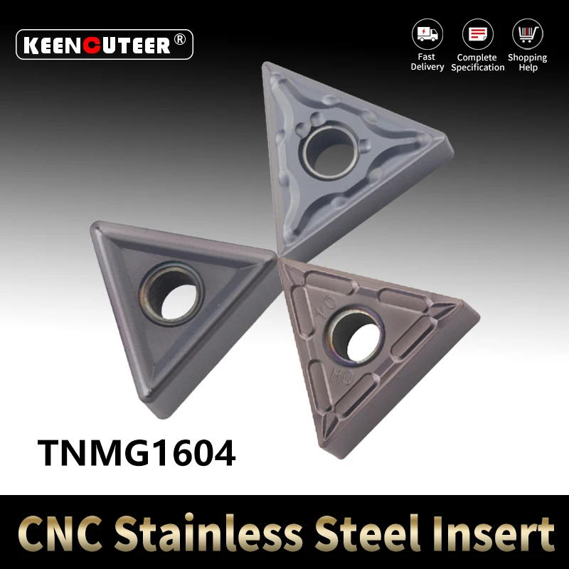 TNMG160404 TNMG160408 TNMG160412 Hartmetall Einsatz für MTJNR/L Externe Drehen Werkzeug TNMG Cutter CNC Drehmaschine Klinge Edelstahl