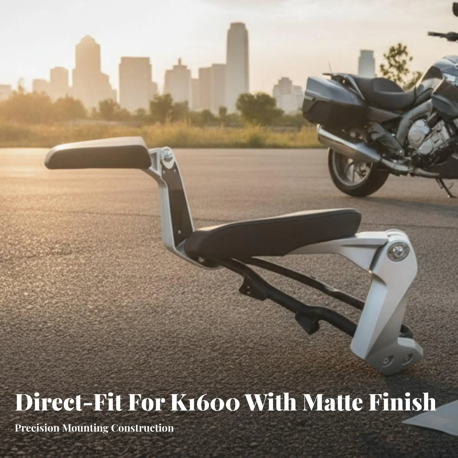 Motorcycle Accessory Comfortable German Engineered Motorcycle K1600 Passenger Armrest Supportive for Two-Two-up Riding