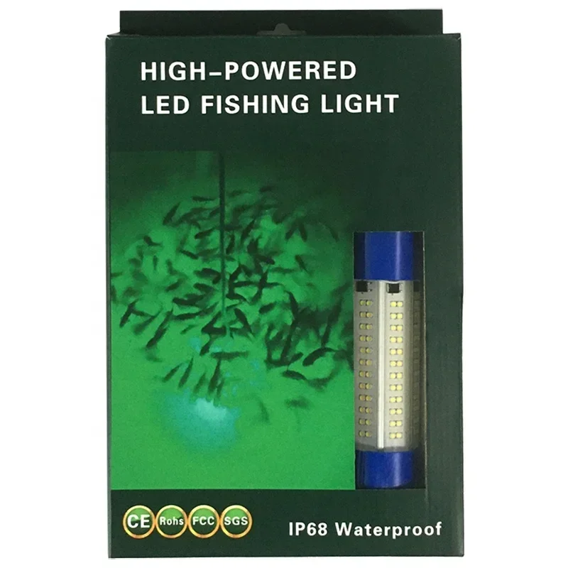 DC 12V-24V 150W underwater fishing lure  boat  submersible attracting luring  fishing light