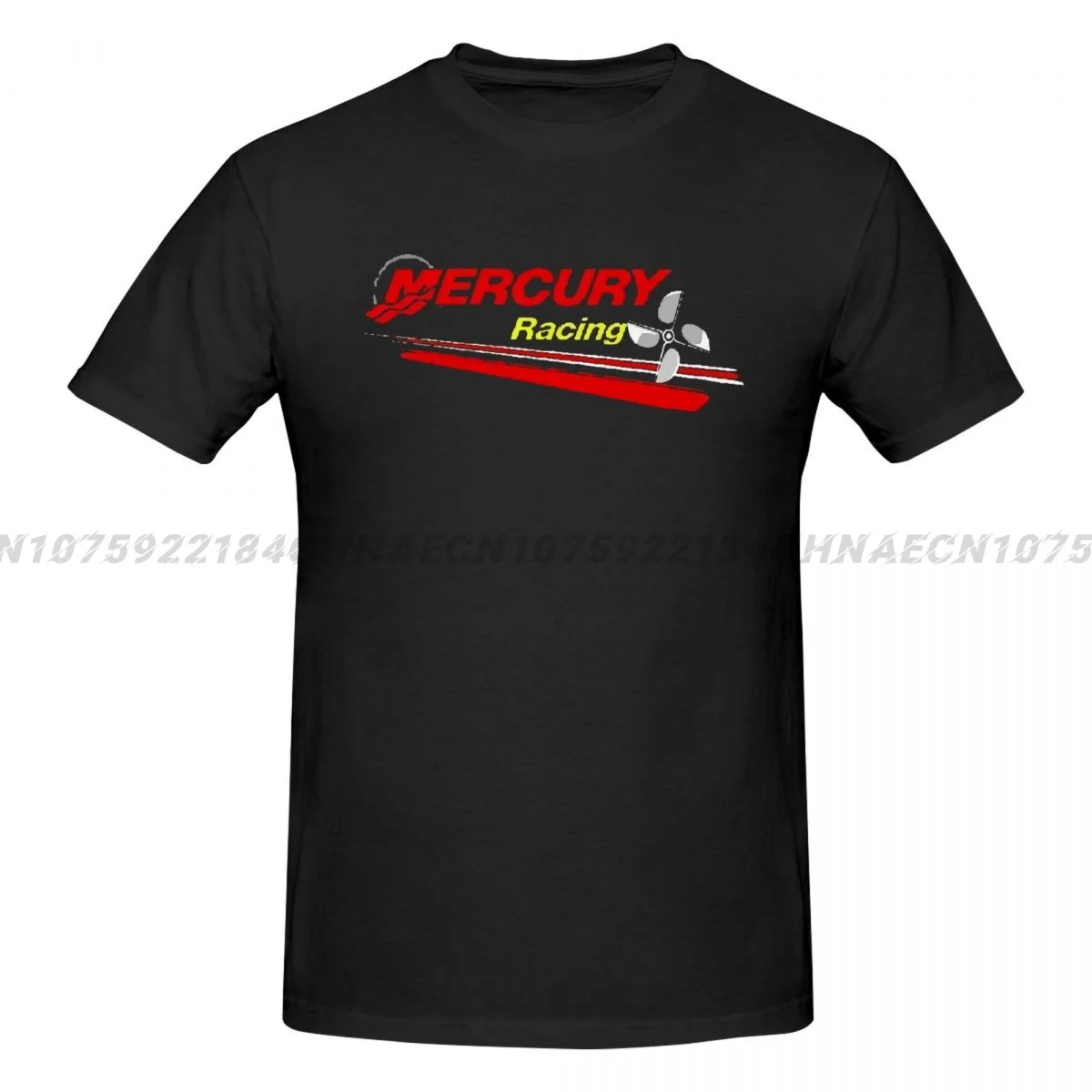 Logo Mercury Racing T-shirt oversize New Streetwear O-Neck Bawełniana koszulka Y2k Top Clothing