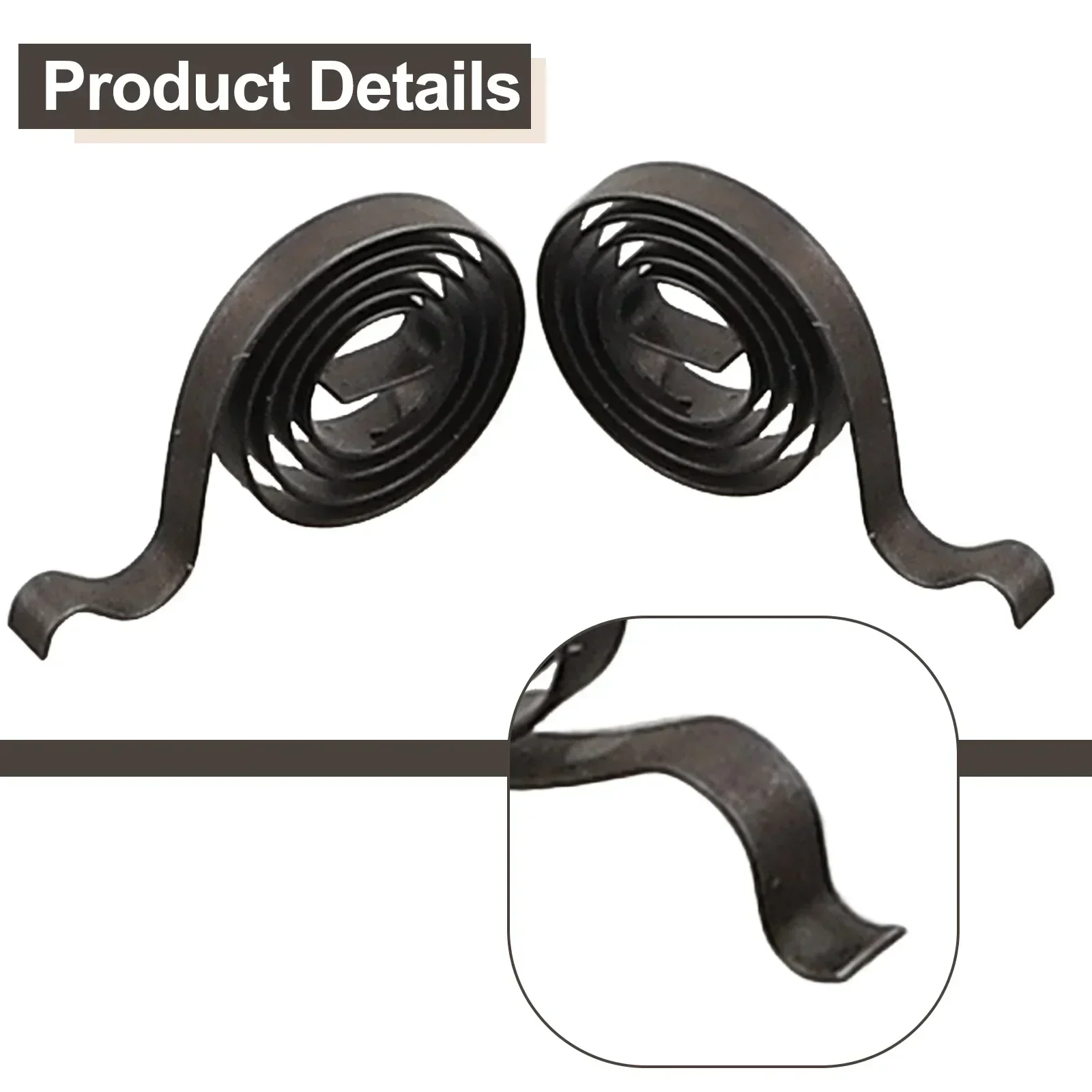 10/2Pcs Carbon Brush Holder Spring Replacement For GWS6-100 Angle Grinder Electric Power Tool Accessories for-Bosch tool parts