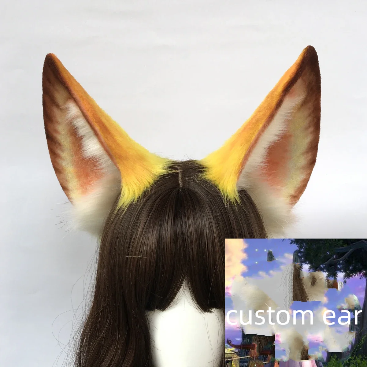 Custom Animal Ear Tail Cosplay Hairhoop Animation Cosplay Role Play Animal Ear Custom Fox Wolf Ear Cat Ear Headwear