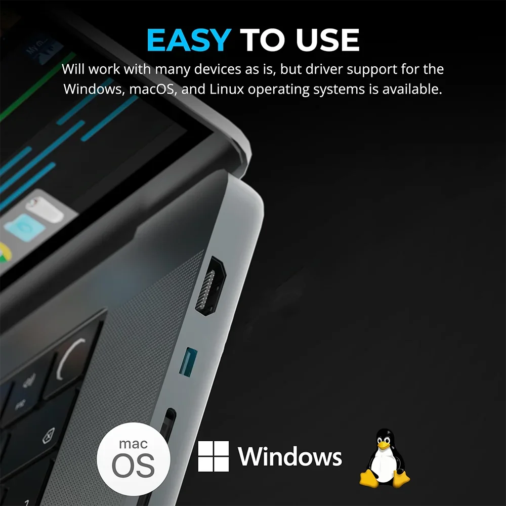 2.5GbE 5GbE Adapter IEEE 802.3bz External Wired Network Card for NAS Laptop PC Support 5000Mbs, 2500Mbps, 1000Mbps, 100Mbps