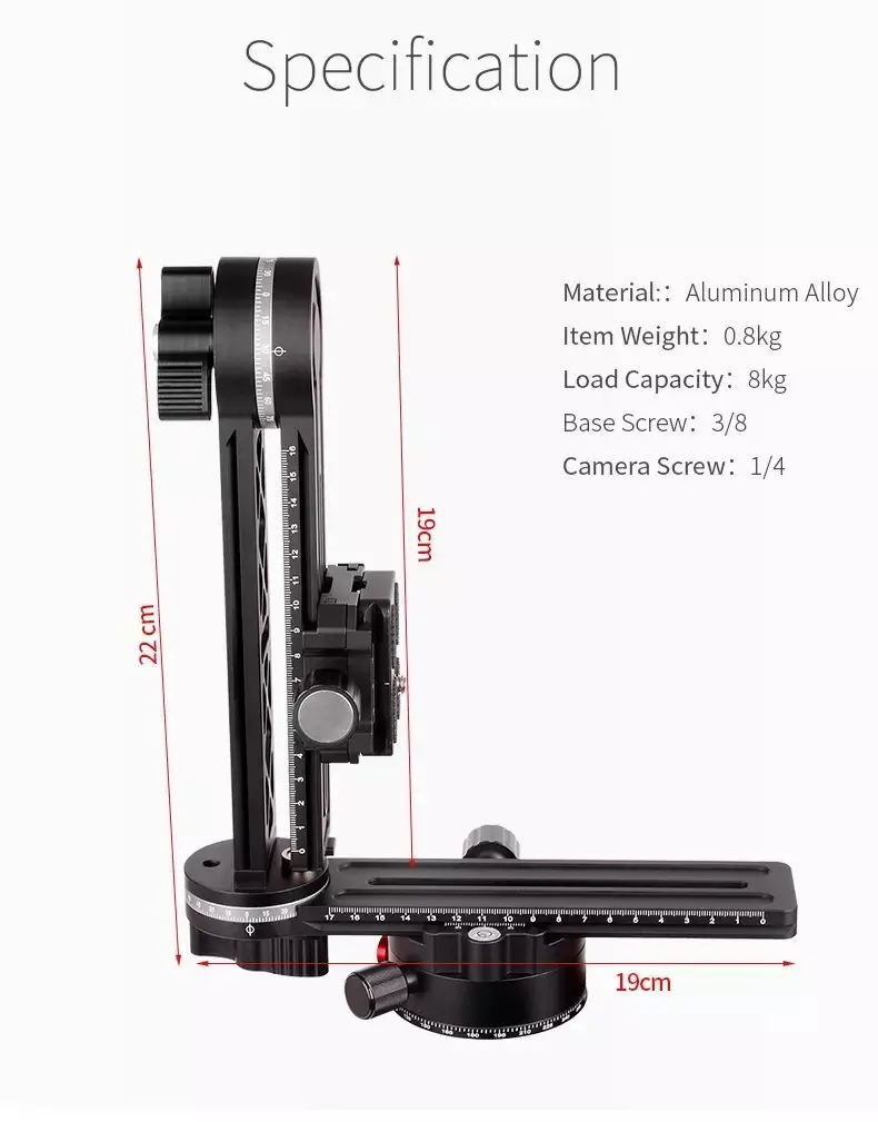 Professional Universal 720 Panoramic Ball Head Quick Release Plate Panorama Head