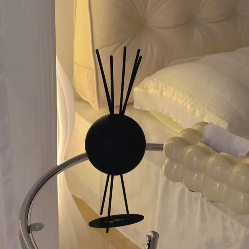 

Modern creative high-grade black fireless rattan aromatherapy bedroom living room lasting fragrance expansion decoration