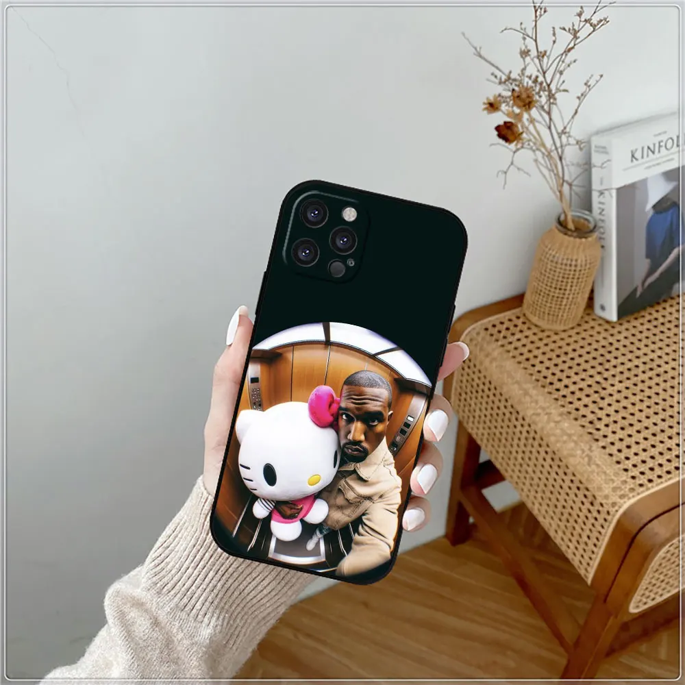 Cute Funny Kanye West Ye Phone Case For Apple iPhone 15 14 16 13 12 11 Pro Max Mini 8 7 X XR SE Silicone Shockproof Back Cover