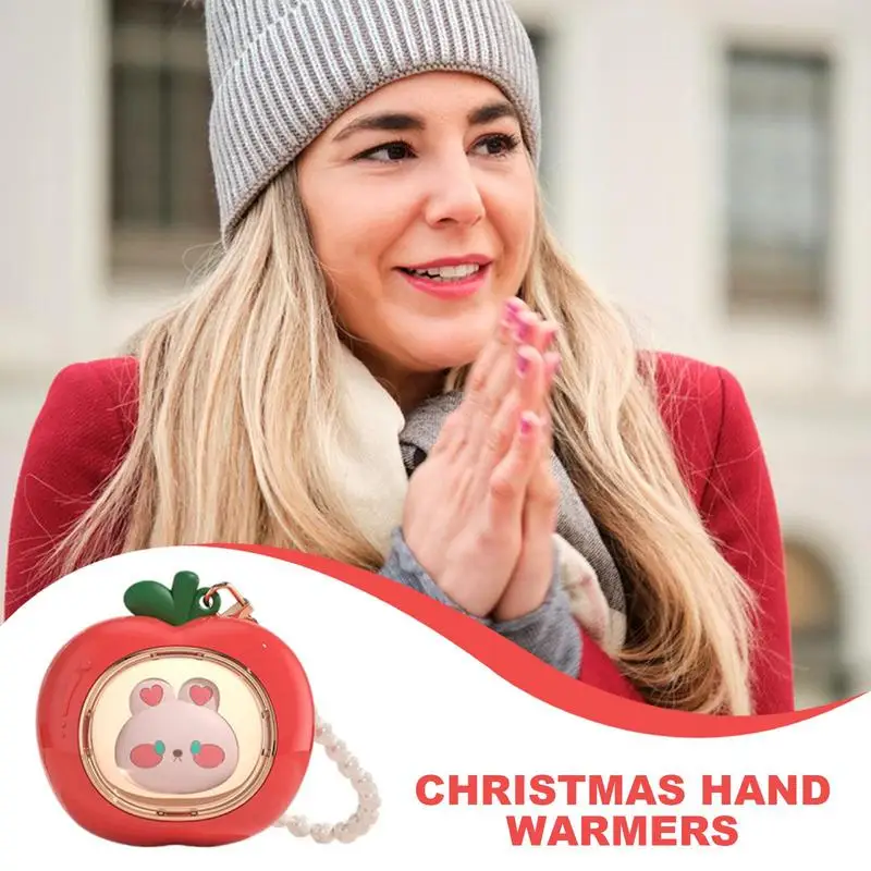 Electric Hand Warmer Cute Rechargeable USB Pocket Warmers 2 Temperatures Adjustable Outdoor Hand Warmers Reusable Hand Warming